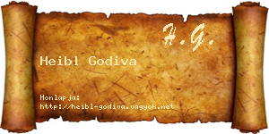 Heibl Godiva névjegykártya